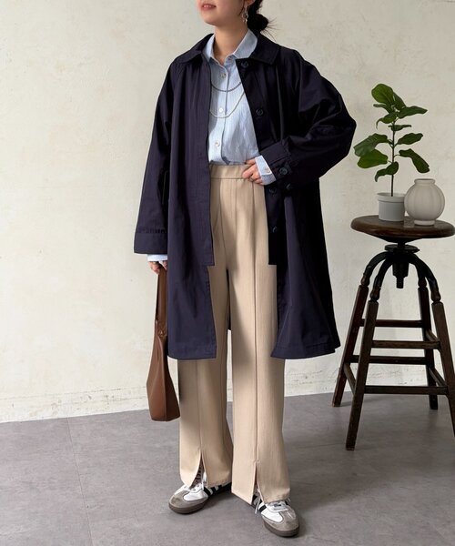 Chez toi（シェトワ）の「【マルチWAY】ステンカラーコート（その他アウター・レディース・ライトベージュ/カーキ/ネイビー・FREE）」の18枚目の写真