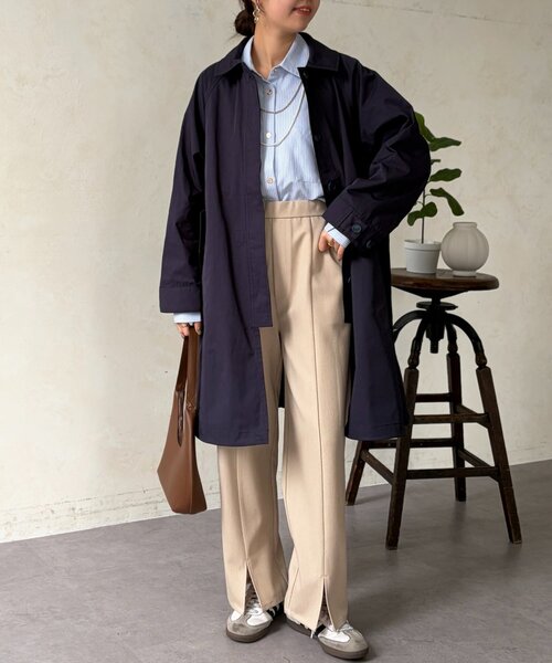 Chez toi（シェトワ）の「【マルチWAY】ステンカラーコート（その他アウター・レディース・ライトベージュ/カーキ/ネイビー・FREE）」の19枚目の写真