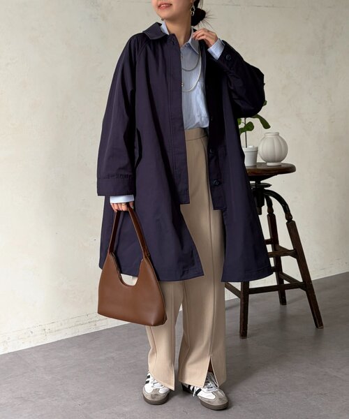 Chez toi（シェトワ）の「【マルチWAY】ステンカラーコート（その他アウター・レディース・ライトベージュ/カーキ/ネイビー・FREE）」の20枚目の写真