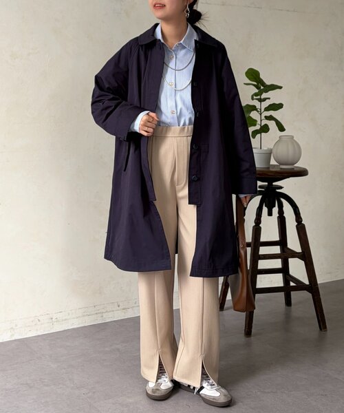 Chez toi（シェトワ）の「【マルチWAY】ステンカラーコート（その他アウター・レディース・ライトベージュ/カーキ/ネイビー・FREE）」の21枚目の写真