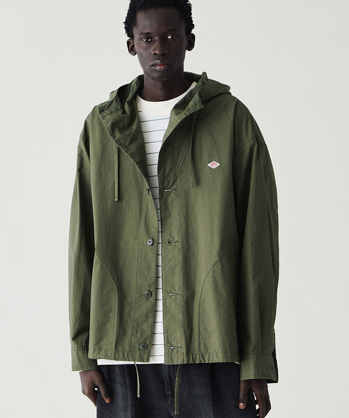 DANTON(ダントン)の「DANTON | コットンリネン ショートフードジャケット MEN(その他アウター・メンズ・オリーブ/ダークネイビー・40/42/44)」の7枚目の写真