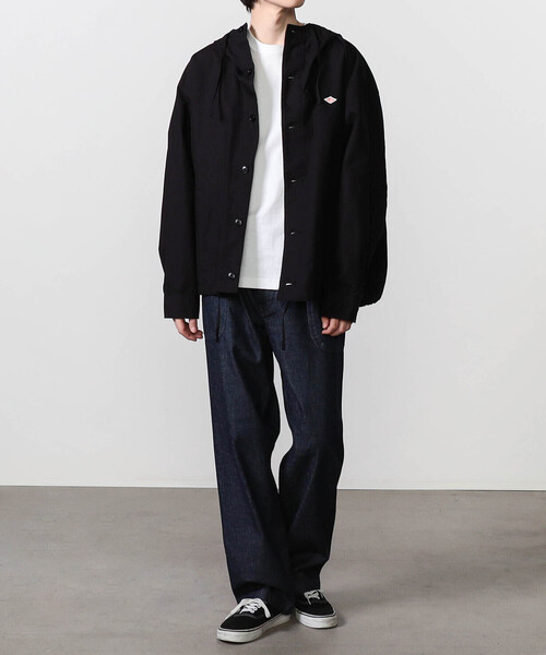 DANTON | コットンリネン ショートフードジャケット MEN（その他