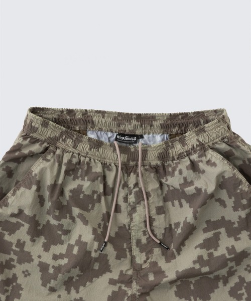 WILD THINGS(ワイルドシングス)の「ダブルダイナイロンイージーショーツ│DOUBLE DYED NYLON EASY SHORTS(その他パンツ・メンズ・オリーブ/ホワイト系その他/グレー系カモフラージュ/ブラック・L/XL/M/S)」の12枚目の写真