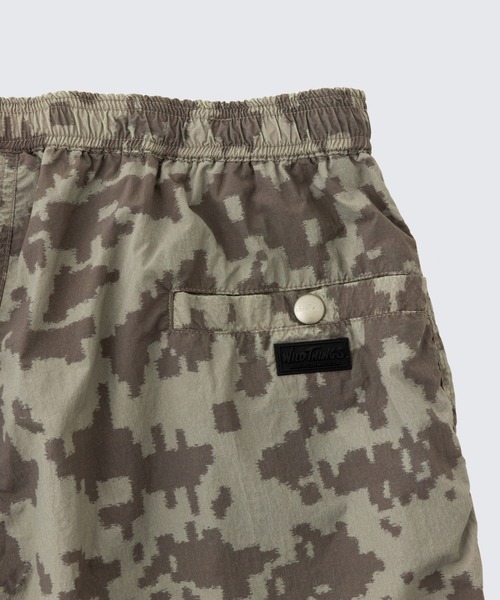 WILD THINGS(ワイルドシングス)の「ダブルダイナイロンイージーショーツ│DOUBLE DYED NYLON EASY SHORTS(その他パンツ・メンズ・オリーブ/ホワイト系その他/グレー系カモフラージュ/ブラック・L/XL/M/S)」の13枚目の写真