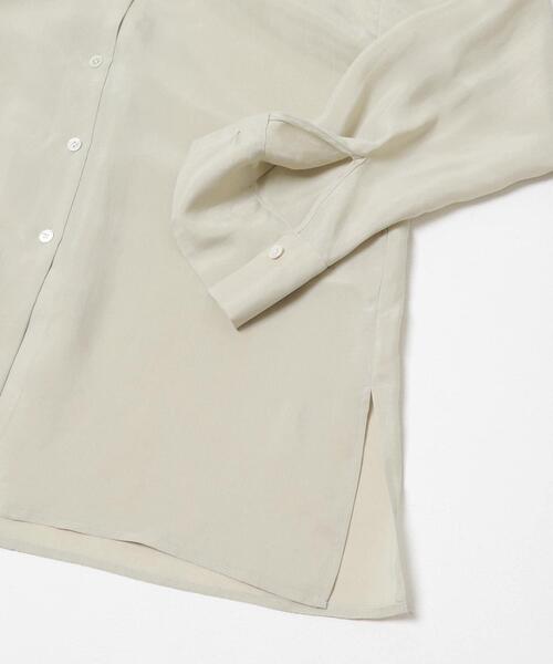 URBAN RESEARCH(アーバンリサーチ)の「キュプラシャツ(シャツ/ブラウス・レディース・チャコールグレー/オフホワイト/ライトベージュ・FREE)」の19枚目の写真