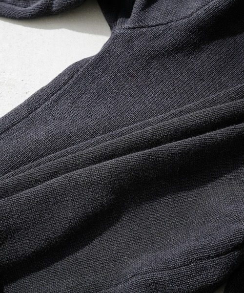 ANDER HUNK(アンダーハンク)の「Roll-up Skipper Knit Polo / ロールアップスキッパーニットポロ(ニット/セーター・メンズ・その他/ブラック・MEDIUM/LARGE)」の19枚目の写真
