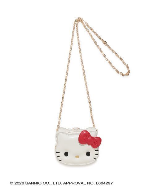 sanrio house(サンリオハウス)の「3WAYキティフェイスアームバンドバッグ(ハンドバッグ・レディース・ホワイト・F)」の1枚目の写真