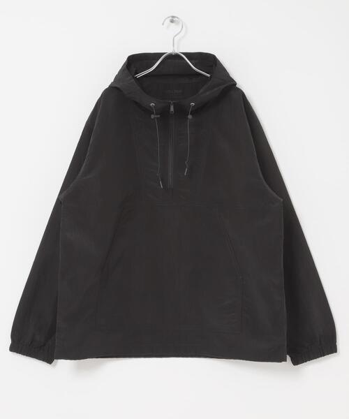 FORK&SPOON（フォークアンドスプーン）の「FORK&SPOON　シアーアノラックパーカー（パーカー・メンズ・チャコールグレー/ブラック・5/4）」の2枚目の写真