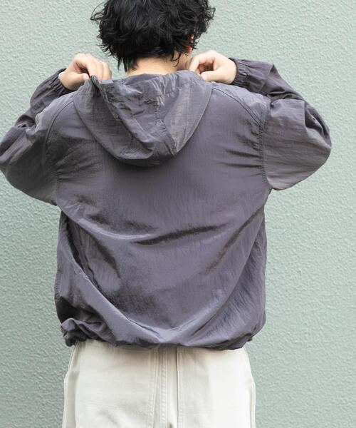 FORK&SPOON（フォークアンドスプーン）の「FORK&SPOON　シアーアノラックパーカー（パーカー・メンズ・チャコールグレー/ブラック・5/4）」の9枚目の写真
