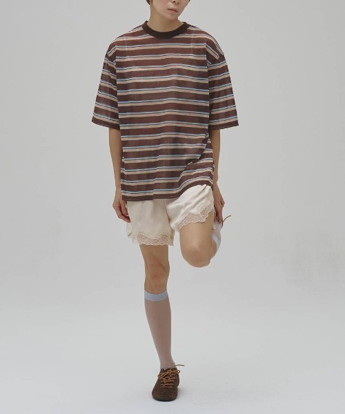 TODAYFUL(トゥデイフル)の「TODAYFUL Satin Lace Halfpants サテンレースハーフパンツ/12610722(その他パンツ・レディース・ミント/ブラック/アイボリー・36)」の8枚目の写真
