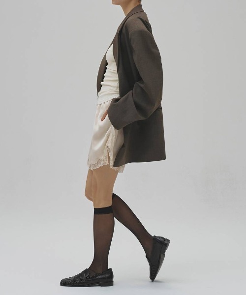 TODAYFUL(トゥデイフル)の「TODAYFUL Satin Lace Halfpants サテンレースハーフパンツ/12610722(その他パンツ・レディース・ミント/ブラック/アイボリー・36)」の7枚目の写真