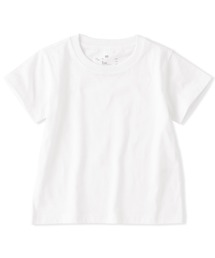 無印良品（ムジルシリョウヒン）の「ベビー あたまするっと 綿天竺編みクルーネック半袖Ｔシャツ 無地（Tシャツ/カットソー）」