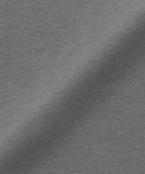 無印良品(ムジルシリョウヒン)の「ベビー あたまするっと 綿天竺編みクルーネック半袖Tシャツ 無地(Tシャツ/カットソー・キッズ・オフホワイト/グレー系・80/90/100)」の3枚目の写真