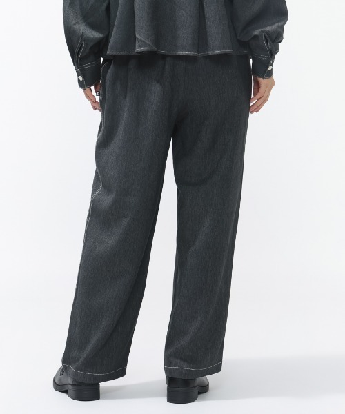 CONVERSE（コンバース）の「コンバース  SYNTHETIC DENIM PANTS L シンセティックデニムパンツ（デニムパンツ・レディース・ネイビー/ブラック/オフホワイト・M/L）」の12枚目の写真