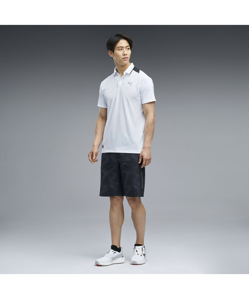 PUMA(プーマ)の「PUMA プーマ メンズ ゴルフ シャドウキャット テック ジク 半袖 ポロシャツ(ポロシャツ・メンズ・ホワイト系その他/ブルー系その他2/ブラック・XX-LARGE/X-LARGE/LARGE/MEDIUM/SMALL)」の8枚目の写真
