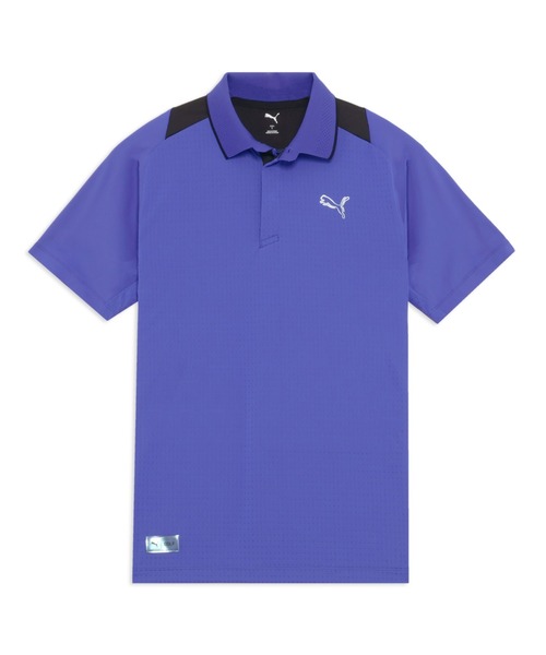 PUMA Mens Golf Shadow Cat Tech Jacket — полупрозрачная, с короткими рукавами, модель для поля