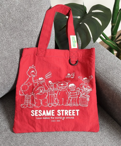 SESAME STREET(セサミストリート)の「SESAME STREET セサミストリート ミニフラットトートバッグ(トートバッグ・レディース・イエロー/カーキ/レッド・FREE)」の7枚目の写真