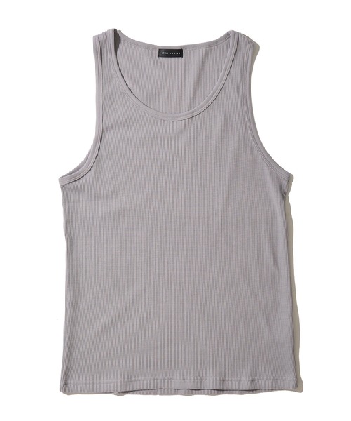 TETE HOMME(テットオム)の「展開店舗限定 サーマル タンクトップ(タンクトップ・メンズ・グレー/ホワイト/ブラック/ネイビー・MEDIUM/X-LARGE/LARGE)」の3枚目の写真