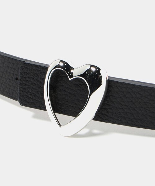 A VACATION（アヴァケーション）の「＜A VACATION＞OPEN/HRT リバーシブル ベルト（ベルト・レディース・シルバー・FREE）」の6枚目の写真