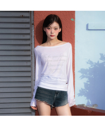 Lettering Angel Long Sleeve [Ivory]