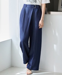 LAVEANGE | デニムライクウエストベルトパンツ(その他パンツ)