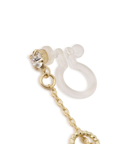 ROPE' PICNIC（ロペピクニック）の「チェーン/パールノンホールピアス（ピアス（両耳用）・レディース・シルバー/ゴールド・FREE）」の9枚目の写真