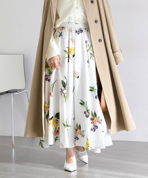 La TOTALITE | 《追加》【洗える】ボタニカルプリントスカート(スカート)