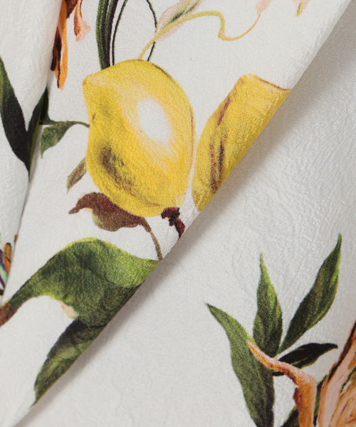 La TOTALITE（ラトータリテ）の「《追加》【洗える】ボタニカルプリントスカート（スカート・レディース・ネイビー/ホワイト・38/36）」の22枚目の写真