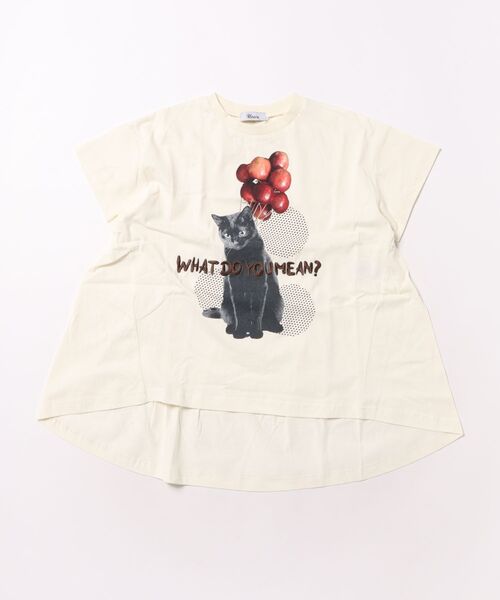 unica（ユニカ）の「WHAT DO YOU MEAN? Tシャツ（Tシャツ/カットソー・キッズ・チャコール/ブラック/オフホワイト・XL/L）」の15枚目の写真