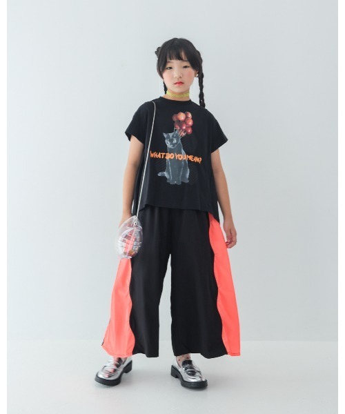 unica（ユニカ）の「WHAT DO YOU MEAN? Tシャツ（Tシャツ/カットソー・キッズ・チャコール/ブラック/オフホワイト・XL/L）」の16枚目の写真