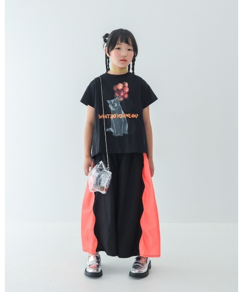 unica（ユニカ）の「WHAT DO YOU MEAN? Tシャツ（Tシャツ/カットソー・キッズ・チャコール/ブラック/オフホワイト・XL/L）」の17枚目の写真