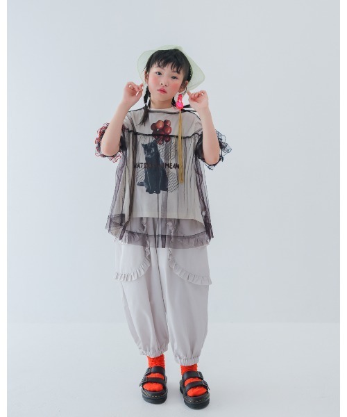 unica（ユニカ）の「WHAT DO YOU MEAN? Tシャツ（Tシャツ/カットソー・キッズ・チャコール/ブラック/オフホワイト・XL/L）」の6枚目の写真