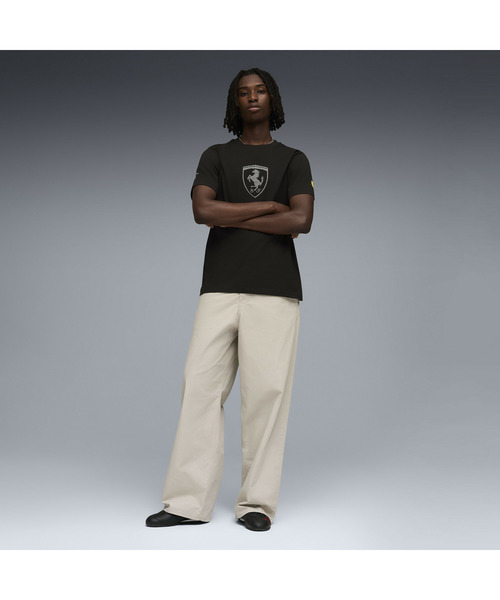 PUMA(プーマ)の「PUMA プーマ メンズ フェラーリ トーナル シールド 半袖 Tシャツ(Tシャツ/カットソー・メンズ・ブラック/レッド・X-SMALL/X-LARGE/SMALL/MEDIUM/LARGE)」の8枚目の写真