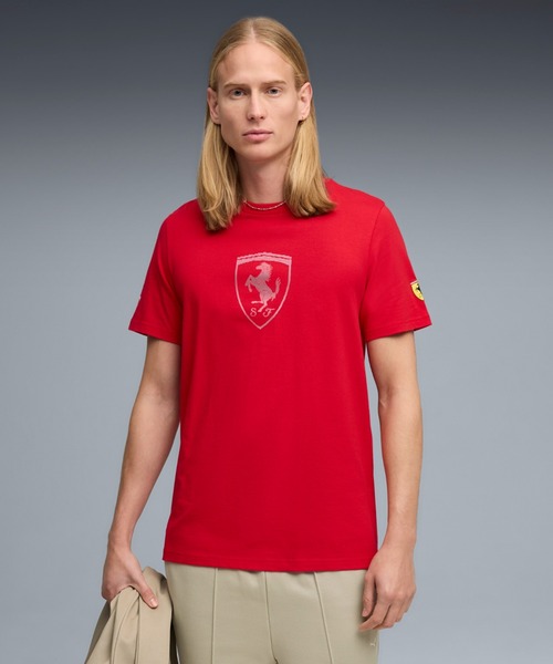セール】PUMA プーマ メンズ フェラーリ トーナル シールド 半袖 T