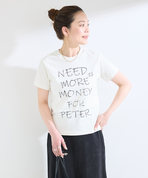 B.C STOCK(ベーセーストック)の「【WEB+一部店舗限定】MY NAME IS PETER / (W)MONEY T-SHIRTS(Tシャツ/カットソー・レディース・レッド/ホワイト・FREE)」の15枚目の写真