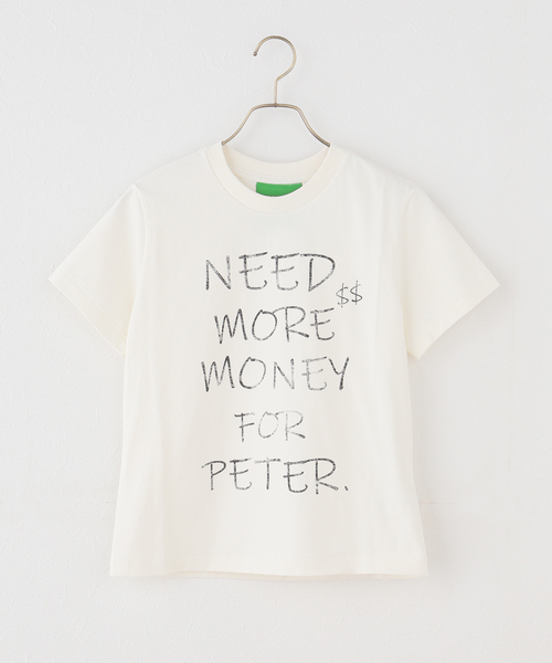 B.C STOCK(ベーセーストック)の「【WEB+一部店舗限定】MY NAME IS PETER / (W)MONEY T-SHIRTS(Tシャツ/カットソー・レディース・レッド/ホワイト・FREE)」の5枚目の写真