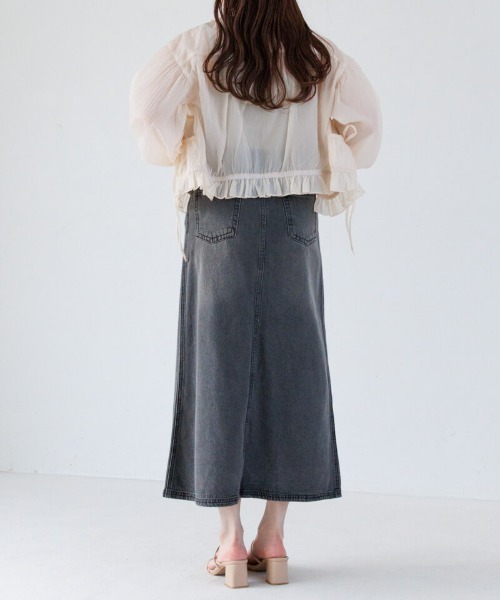 flower（フラワー）の「ギャザーポケットジャケット（ナイロンジャケット・レディース・ホワイト/アイボリー・FREE）」の15枚目の写真