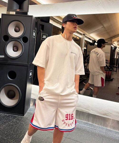 HDEX（エイチデックス）の「916 クラシックバスケットボールショーツ (ホワイト)（その他パンツ・メンズ・ホワイト・MEDIUM/LARGE/X-LARGE/2XL）」の3枚目の写真