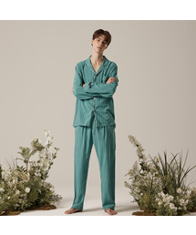 SLEEPYCAT（スリーピーキャット）の「[男性] ガーデニングストライプパジャマ2C（ルームウェア/パジャマ）」