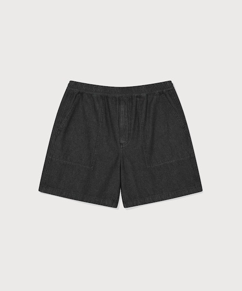 COVERNAT（カバーナット）の「[SOOBIN着用] REGULAR FATIGUE SHORT DENIM SHORTS（デニムパンツ・メンズ・ホワイト/ブラック/ブルー・LARGE/MEDIUM/SMALL/X-LARGE/X-SMALL）」の2枚目の写真