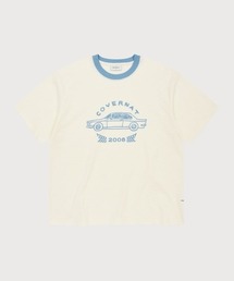 SLUB VINTAGE CAR GRAPHIC T-SHIRT