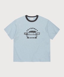 SLUB VINTAGE CAR GRAPHIC T-SHIRT