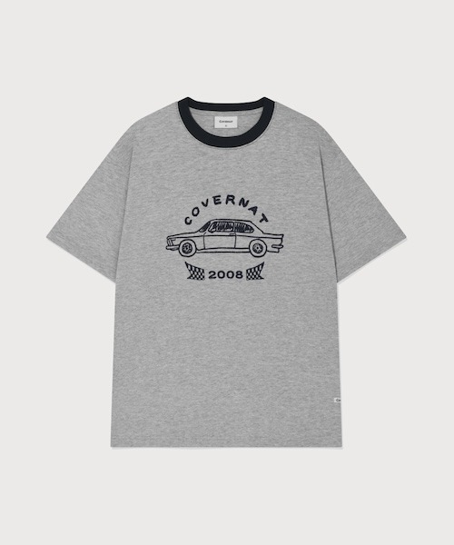 COVERNAT(カバーナット)の「SLUB VINTAGE CAR GRAPHIC T-SHIRT(Tシャツ/カットソー・メンズ・アイボリー/スカイブルー/杢グレー・SMALL/X-LARGE/LARGE/MEDIUM)」の15枚目の写真