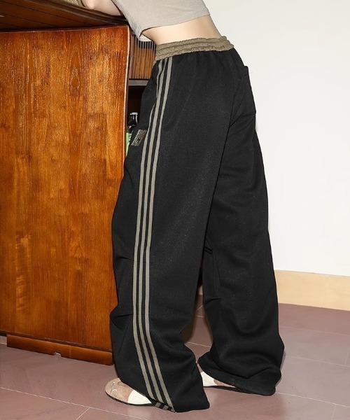Vipoa（ヴィポア）の「american line sweat pants（スウェットパンツ・レディース・ブラック/イエロー/ネイビー・FREE）」の22枚目の写真