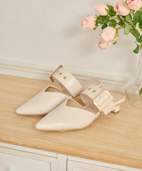 apres jour(アプレジュール)の「ミュールパンプス(パンプス・レディース・アイボリー/ブラック・MEDIUM/LARGE/SMALL/X-LARGE)」の11枚目の写真