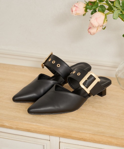 apres jour(アプレジュール)の「ミュールパンプス(パンプス・レディース・アイボリー/ブラック・MEDIUM/LARGE/SMALL/X-LARGE)」の12枚目の写真