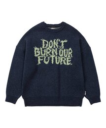 [PBA] DBOF ウールニットセーター [ネイビー]