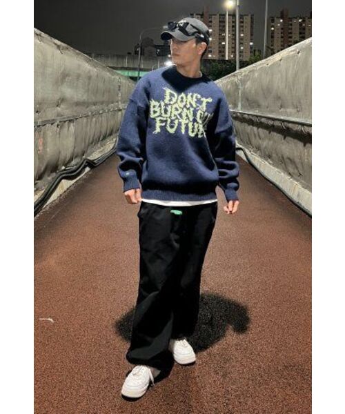 AJOBYAJO（アジョバイアジョ）の「[PBA] DBOF ウールニットセーター [ネイビー]（ニット/セーター・レディース・その他・SMALL/X-LARGE/LARGE）」の18枚目の写真