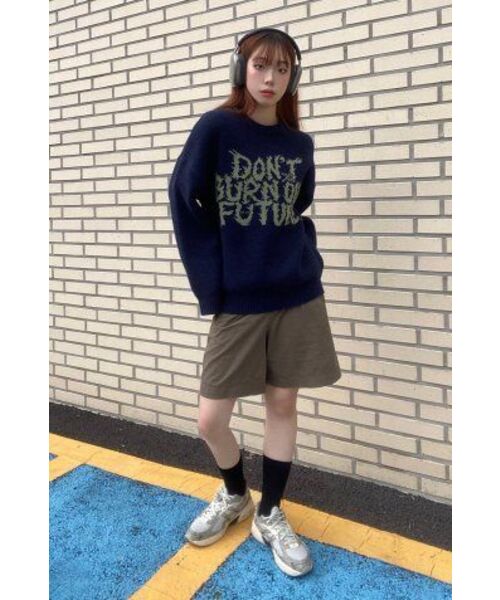 AJOBYAJO（アジョバイアジョ）の「[PBA] DBOF ウールニットセーター [ネイビー]（ニット/セーター・レディース・その他・SMALL/X-LARGE/LARGE）」の20枚目の写真