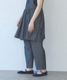 yuni | R/C soft denim relax cropped pants(デニムパンツ)